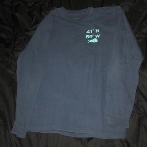 Mahi Gold Navy Longsleeve Tee M